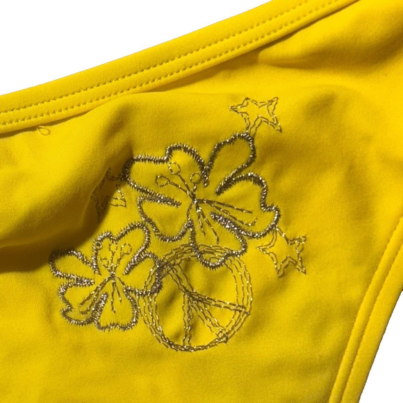 Yellow Halter Bikini Set - Picture 4 of 6